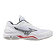 Mizuno Wave Stealth 6 (26) - Sis&auml;pelikenk&auml; (White/Black/Fiery Red)